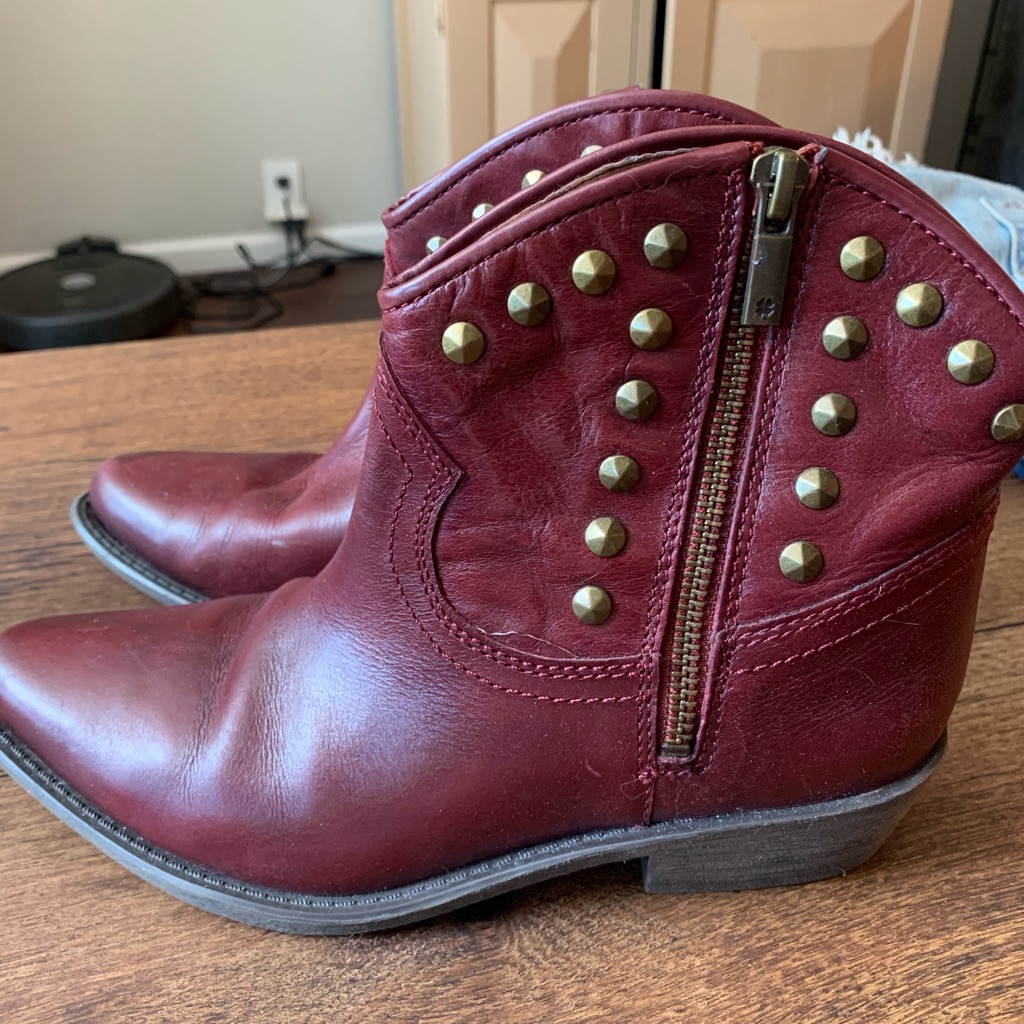Lucky Brand Red Booties